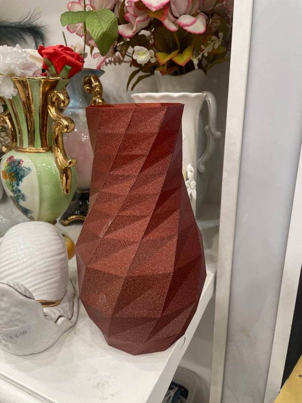 3rd printed geometric vase - decor ***