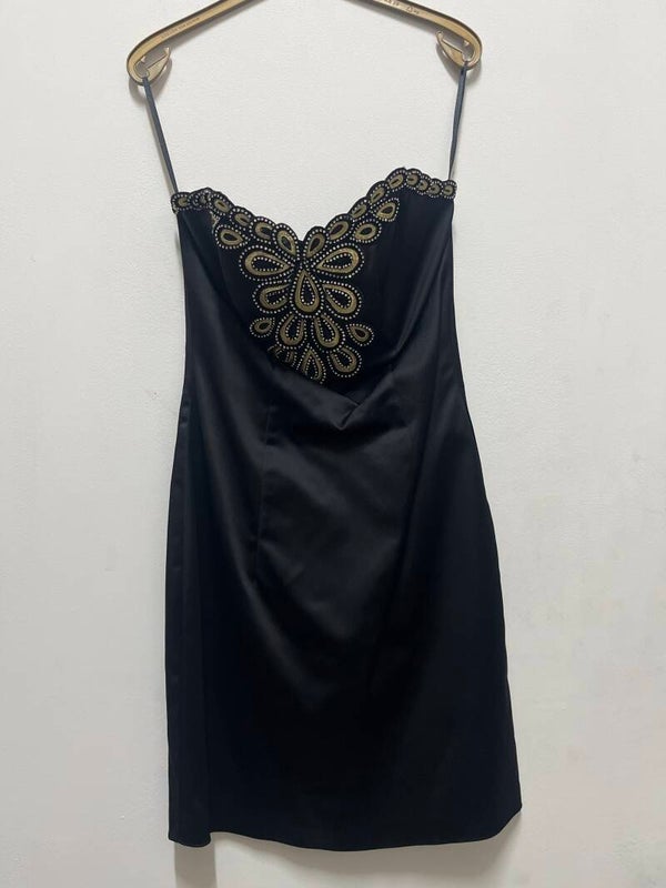 Vakko strapless black dress size 38- women’s clothes ***