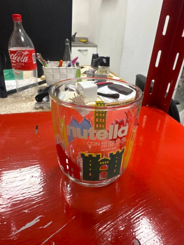 Nutella Expo Milano 2015 glass tumbler Collectible - glass***