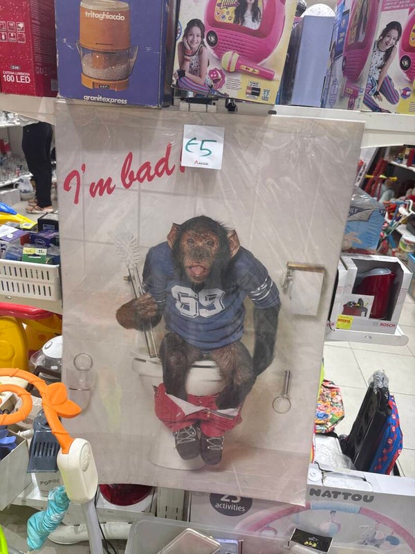 Im bad monkey poster - decor*