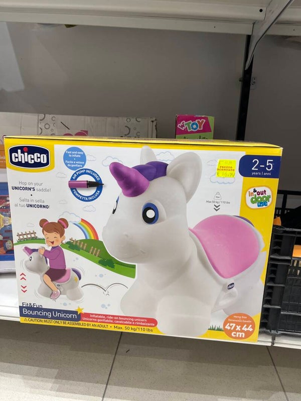 Bouncing Unicorn - Brand New - Size 2-5 Yrs - Toys