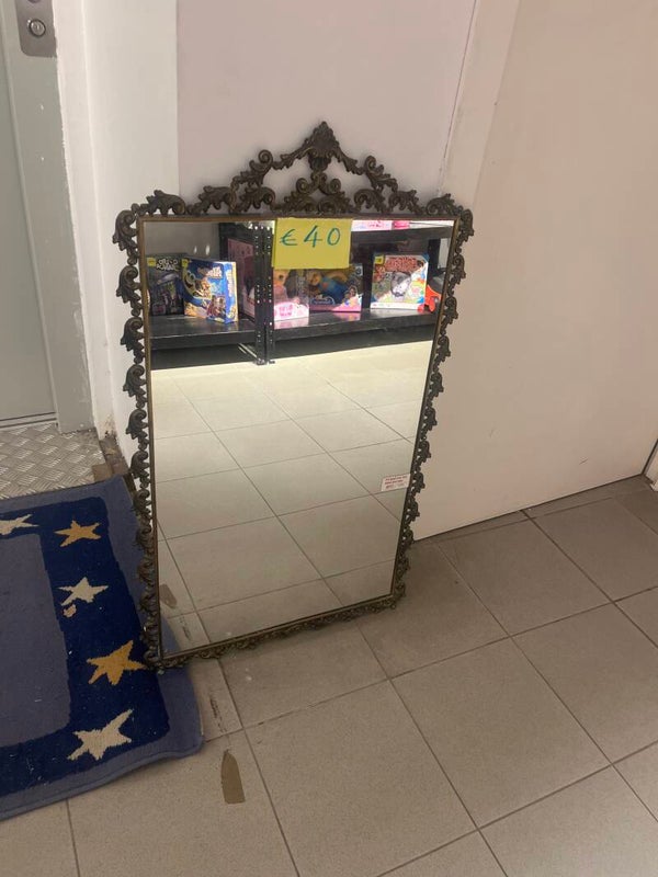 Bronze Wall Mirror - Vintage