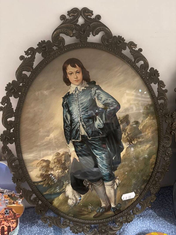 The blue boy frame-decor*