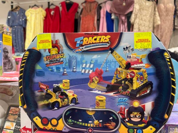 T-Racers Turbo Crane Challenge - New - Toys
