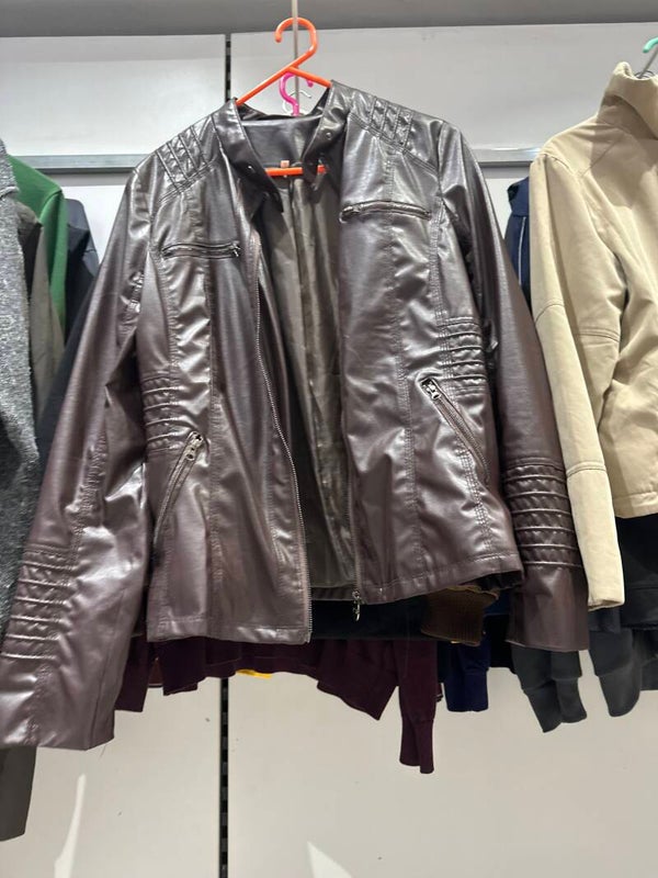 Women Leather Jacket -Size 3XL***