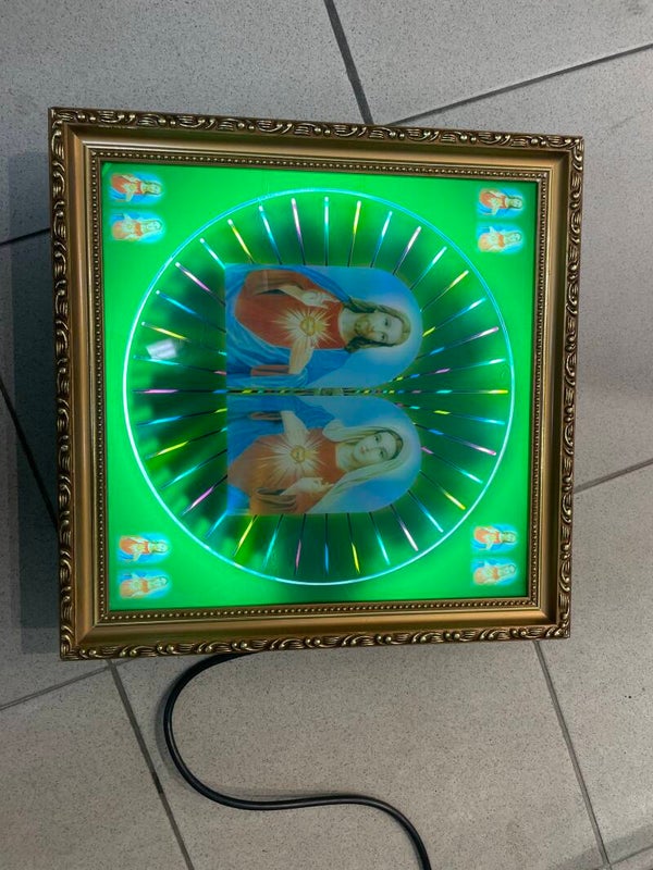 Vintage psychedelic lamp- Religious ***