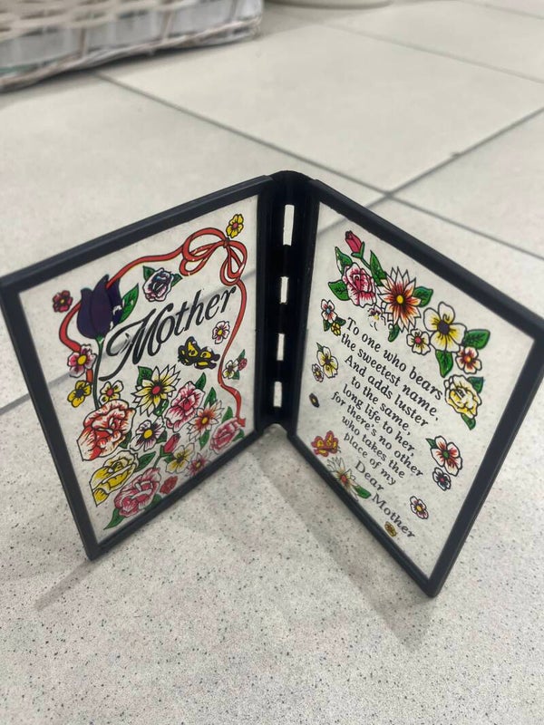 Mother Stained Glass Plaque - Decor