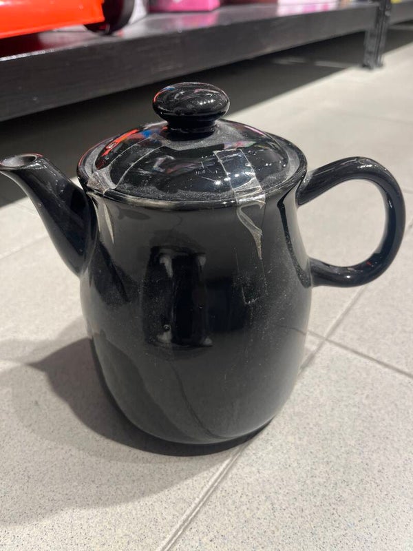 Black Porcelain Coffee Pot - Collectibles