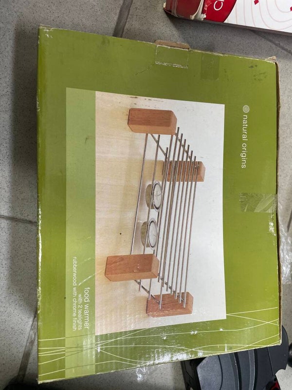 Food Warmer With 2 Tealights - Supplies