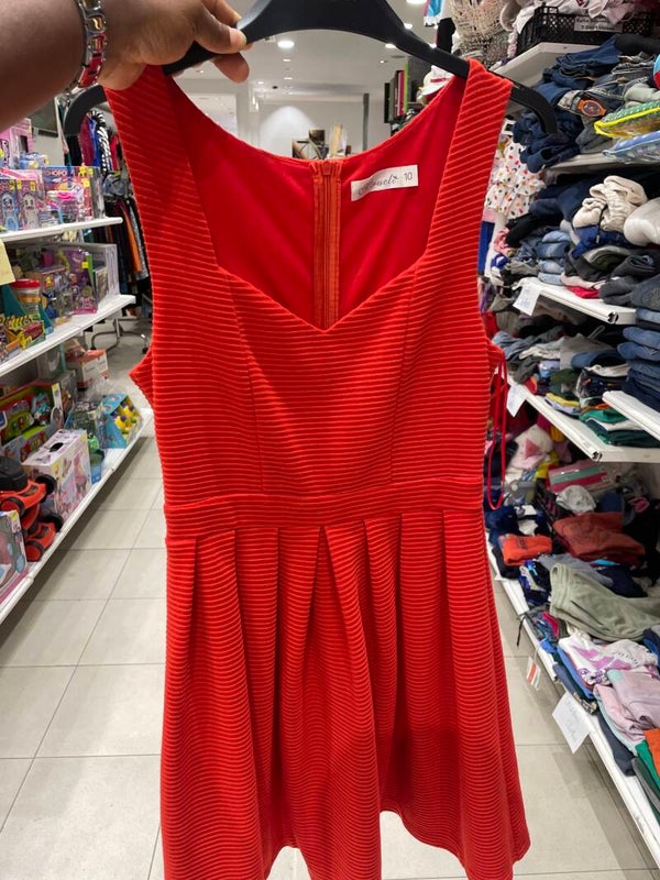 Red Akira Sleeveless Mini Dress - Dresses***