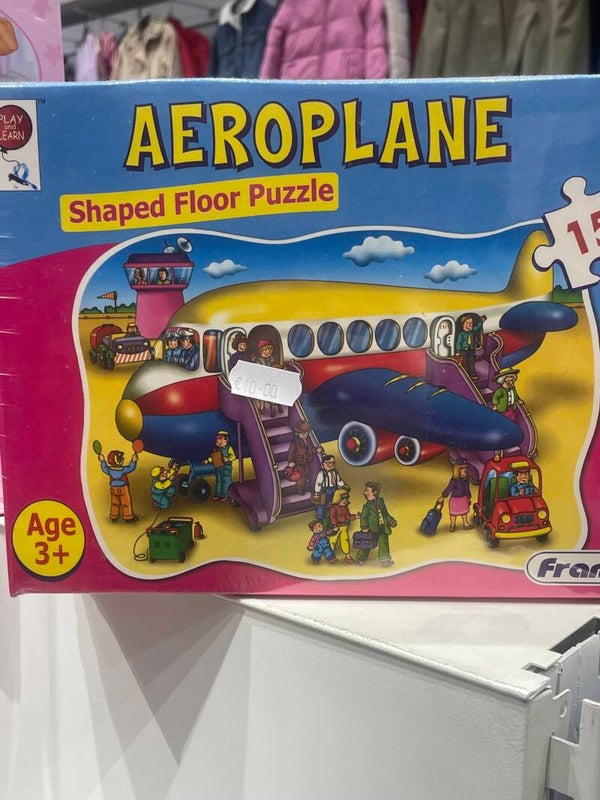 Airplane puzzle set - games*