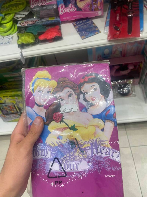 Disney princesses artist apron - stationary*