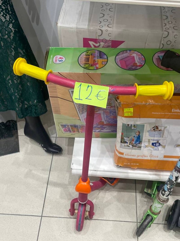 Pink and yellow scooter- toys*
