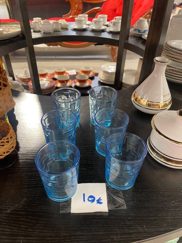 6 Pcs of Water Glass - Supplies *