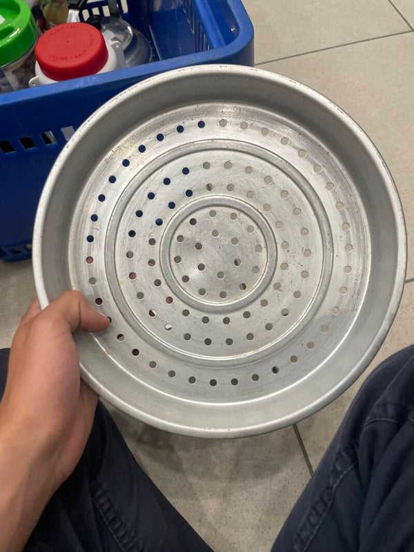 metal steamer tray - home supplies*