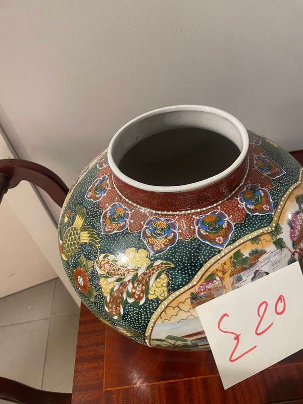 Japanese Kutani porcelain vase - Decor*