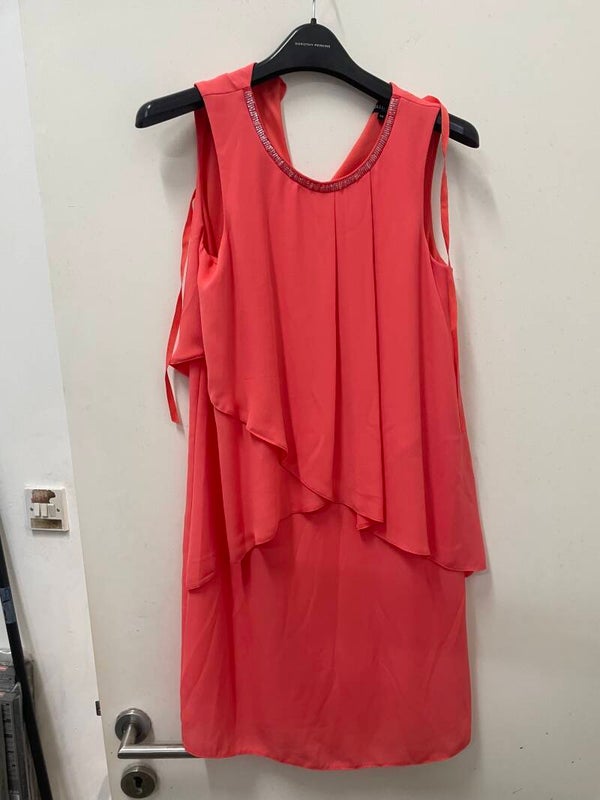 Women Red Summer Dress - Size 10