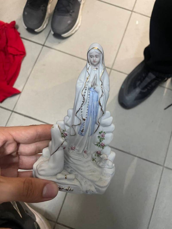 Holy Mary of Lourdes Figurine - Religious*