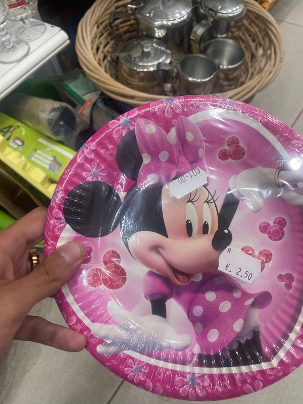 Minnie Mouse Paper Plates - Supplies*
