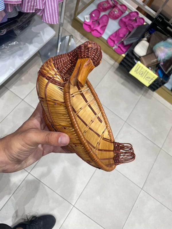 Wicker Duck Basket - Decor*