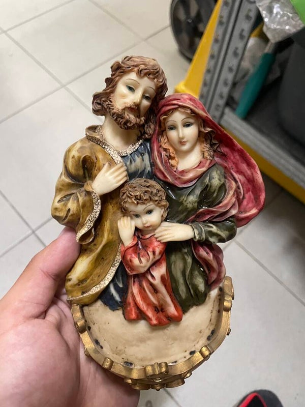 Sacred Family Water Font - Religious*