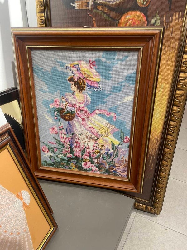 Warm toned classic wooden frame- photo frame”