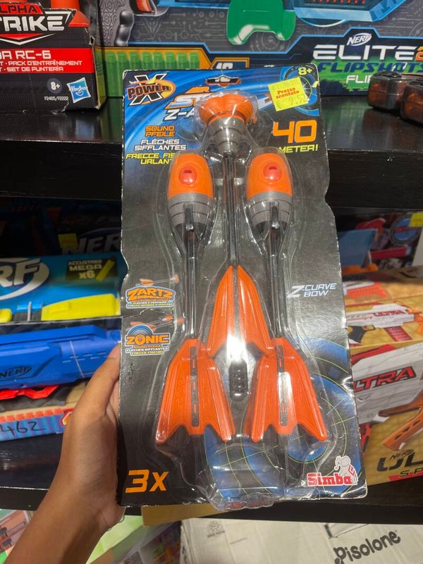 3 foam arrows with suction tips with whistle arrow - kids toys”