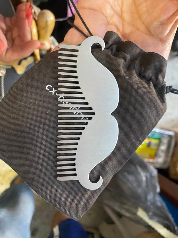 Mustache Comb - Collectible