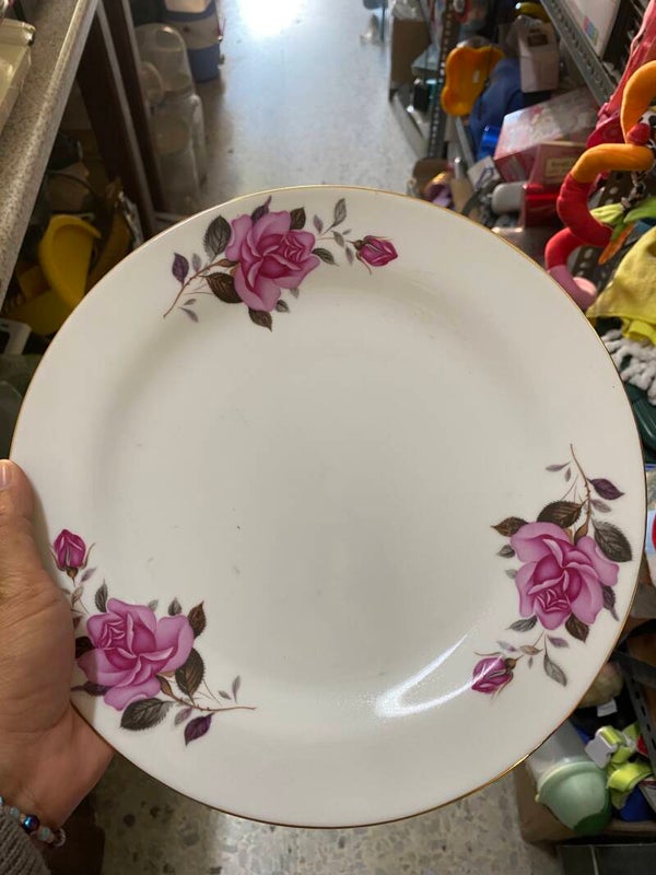 Flower Printed Plate - Supplies