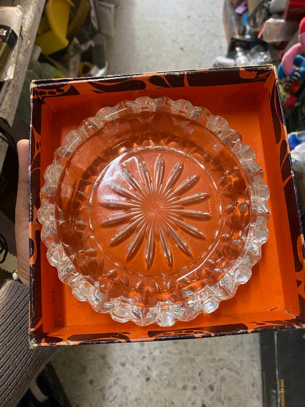 Crystal Ashtray - Brand New - Supplies