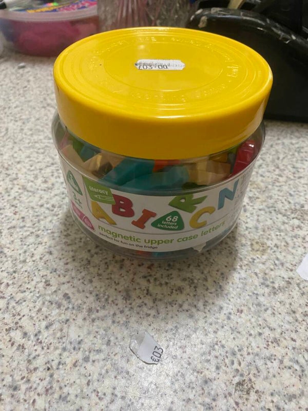 Magnetic Upper Case Letters