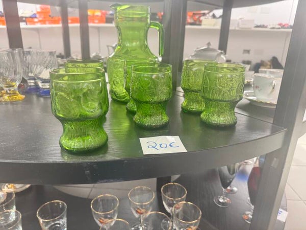 Green Italian Juice Service Set - Decor