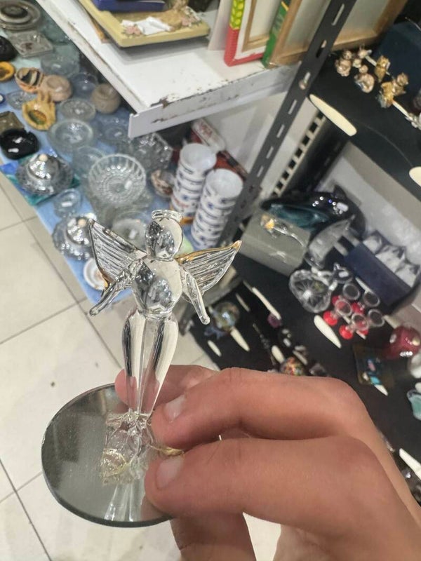Glass Angel Figure - Crafts