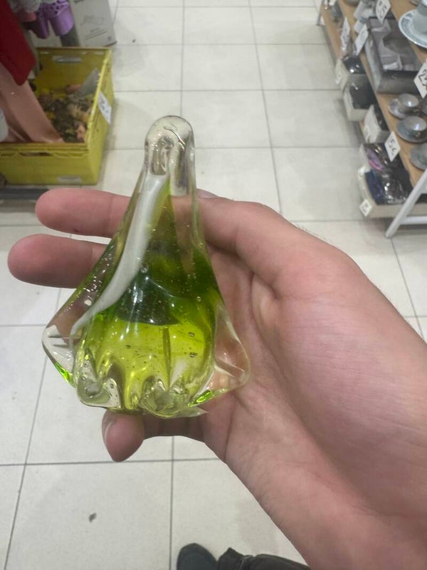 Glass Penguin Figure - Decor