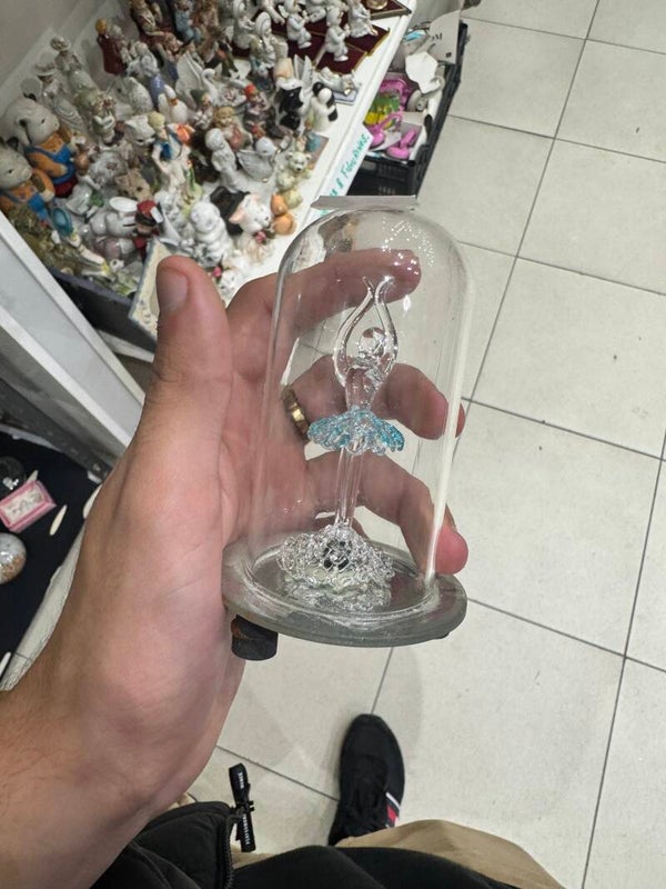Glass Ballerina Dome - Crafts