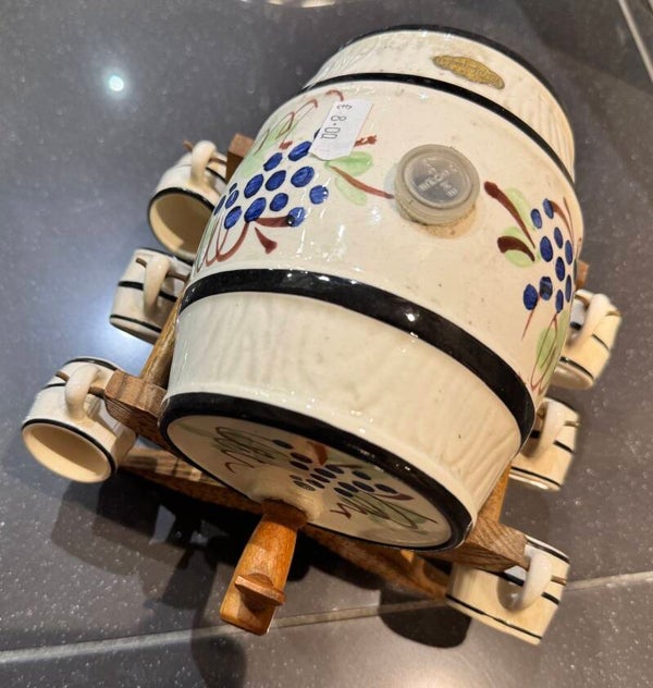 Ceramic Barrel - Decor