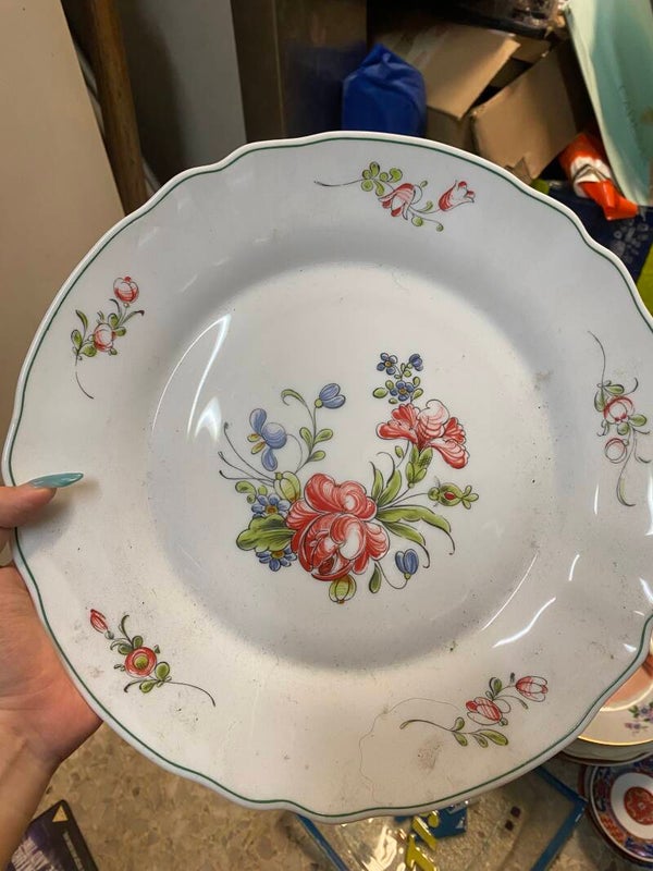 Floral Plate - Decor