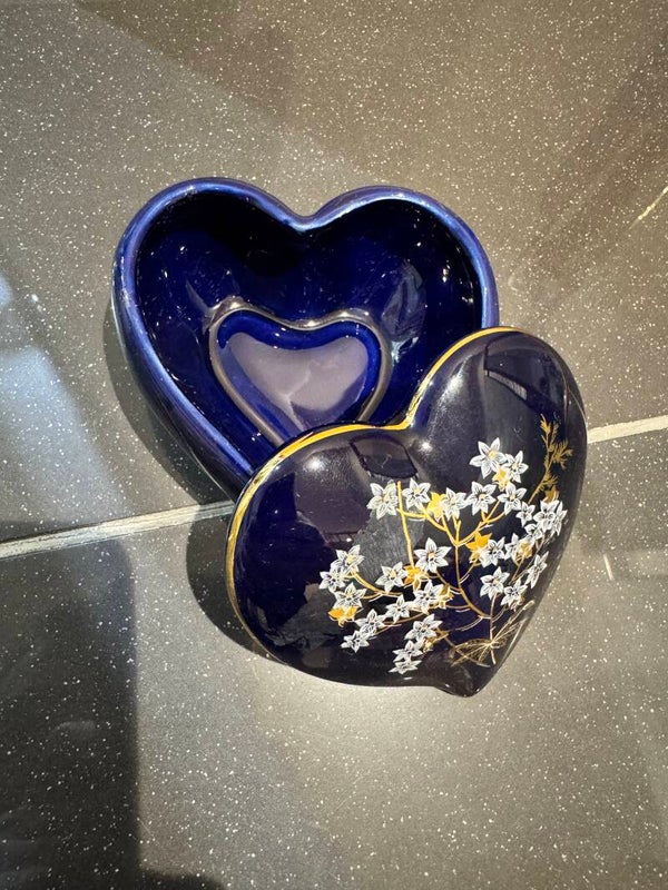 Blue Heart Trinket Box - Decor