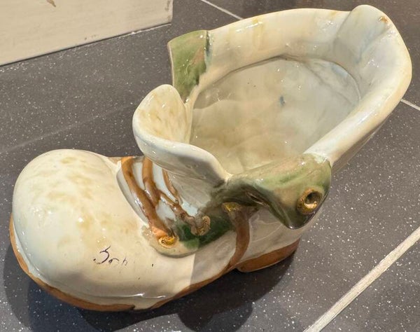 Ceramic Shoe Planter - Decor
