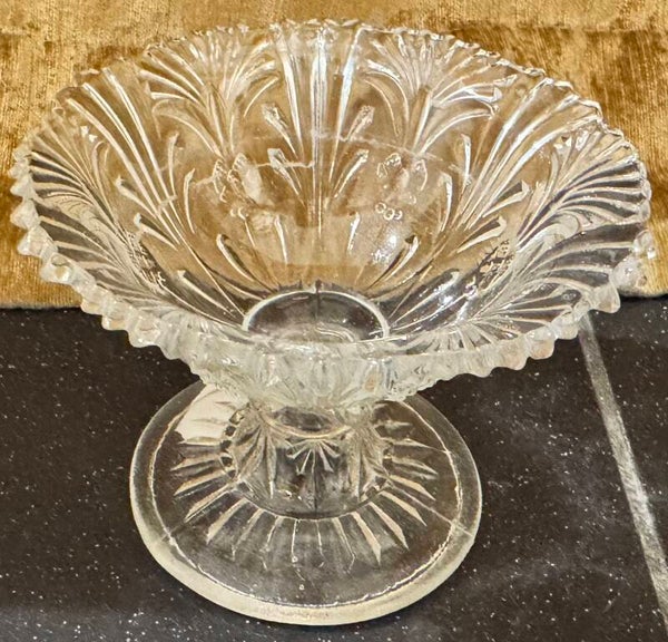 Vintage Crystal Bowl - Decor