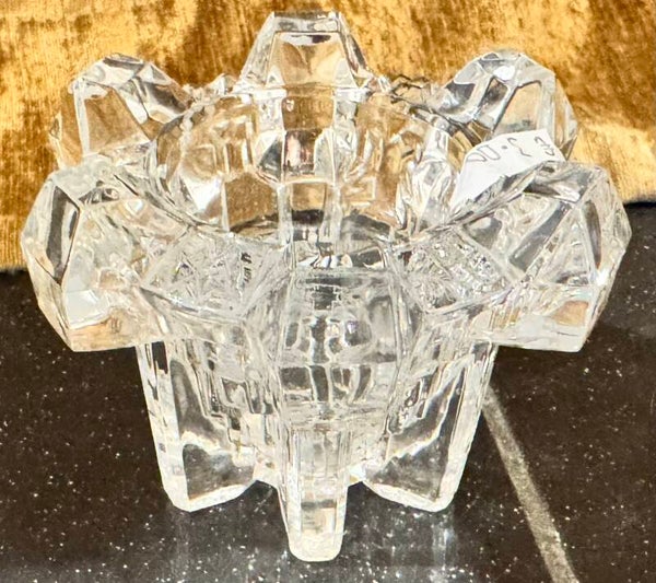 Vintage Crystal Candleholder - Candles