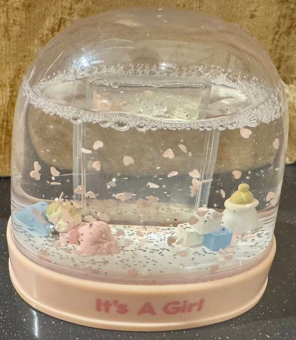 It’s A Girl Snow Globe - Collectibles
