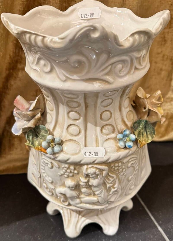 Capodimonte White Vase - Decor
