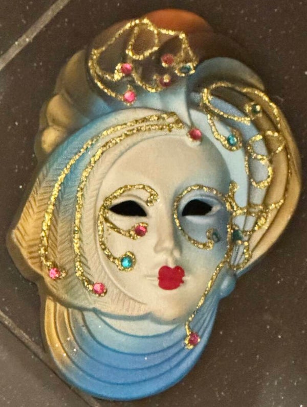 Venetian Ceramic Wall Art Mask - Collectibles