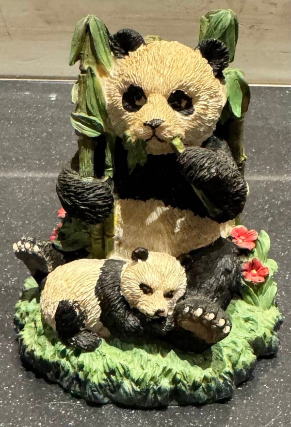 Panda Bear Sculpture - Figurines