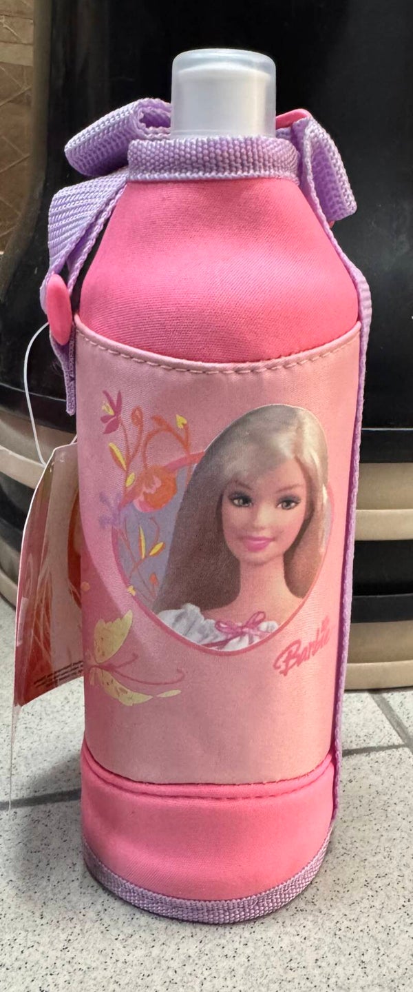 Barbie Water Bottle With Cover - Toys