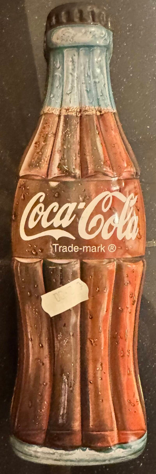 Coca-Cola Bottle-Shaped Tin Container - Vintage