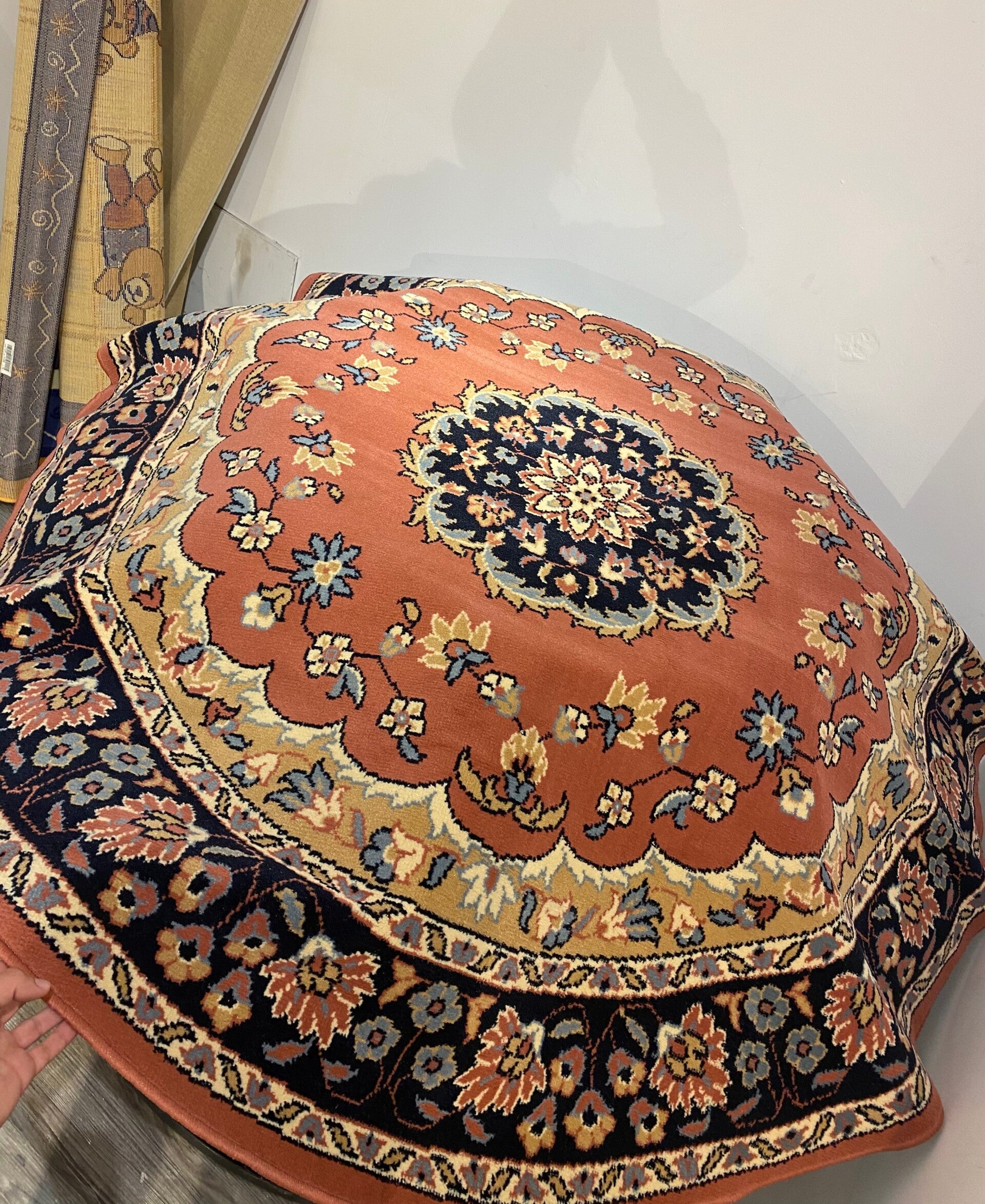 190cm Circular Persian Carpet - Carpets