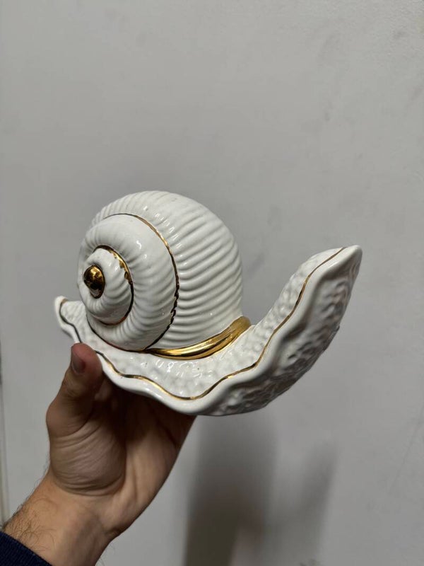 Large Ceramic Snail - Figurines