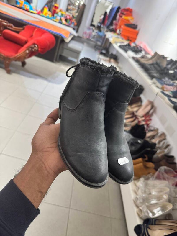 Women Black Boots - Size 40